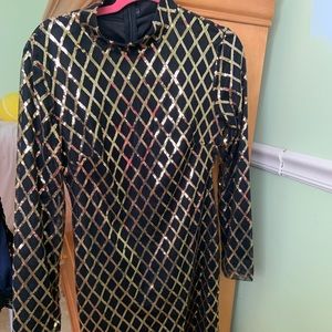 Black and Silver formal dress